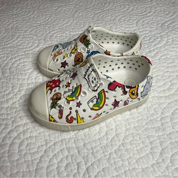 Native Shoes White Water Shoes with Playful Design - Picture 6 of 10